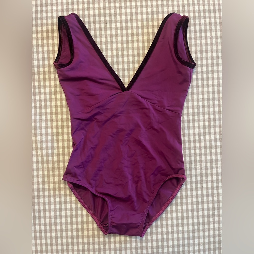 Purple Bullet Pointe Leotard